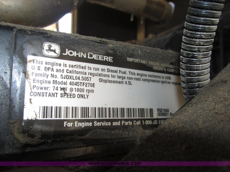 image for item H1050 2005 Ingersoll Rand S60 generator