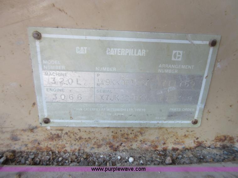 image for item I1863 1996 Caterpillar 320L long reach excavator