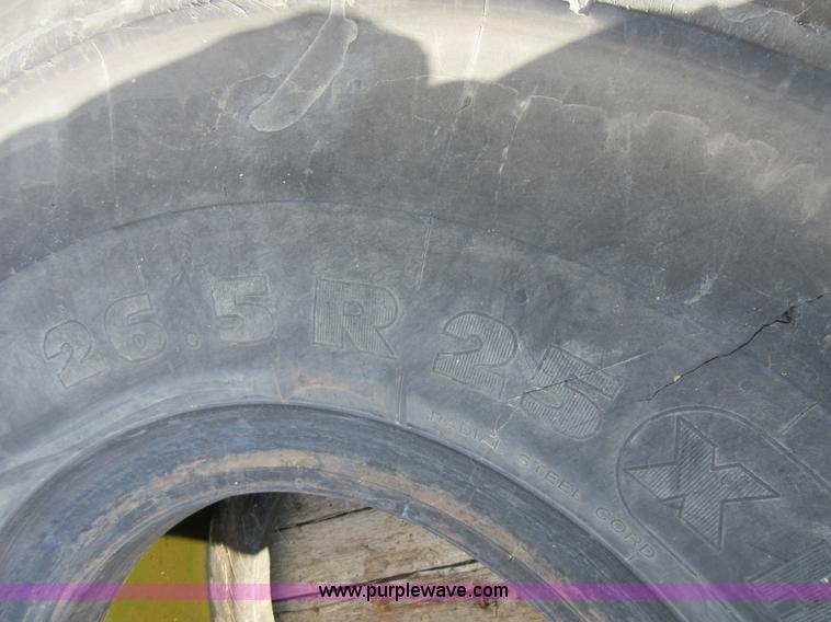 image for item I1866 (2) Michelin 26.5R25 tires