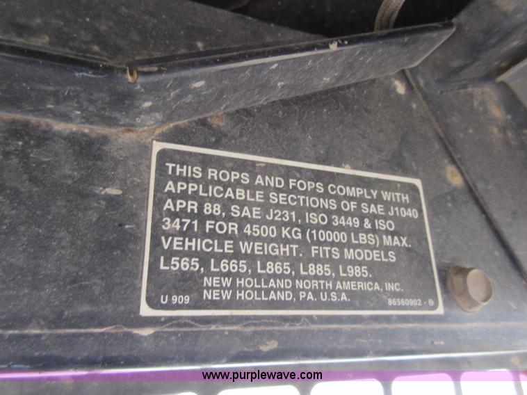 image for item I1894 1999 New Holland LX885 Super Boom skid steer