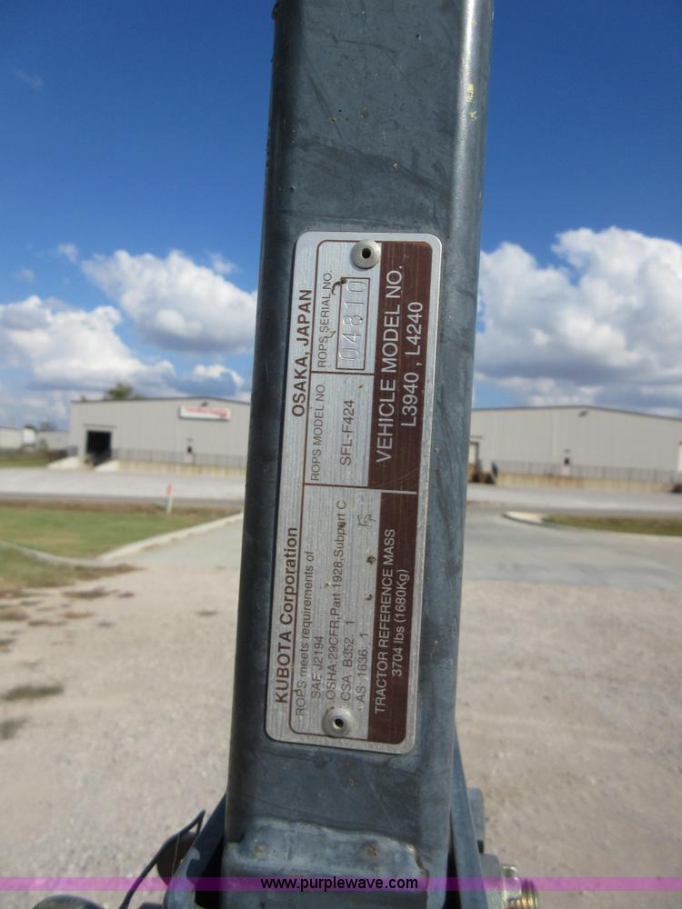 image for item I1898 Kubota L4240D MFWD tractor