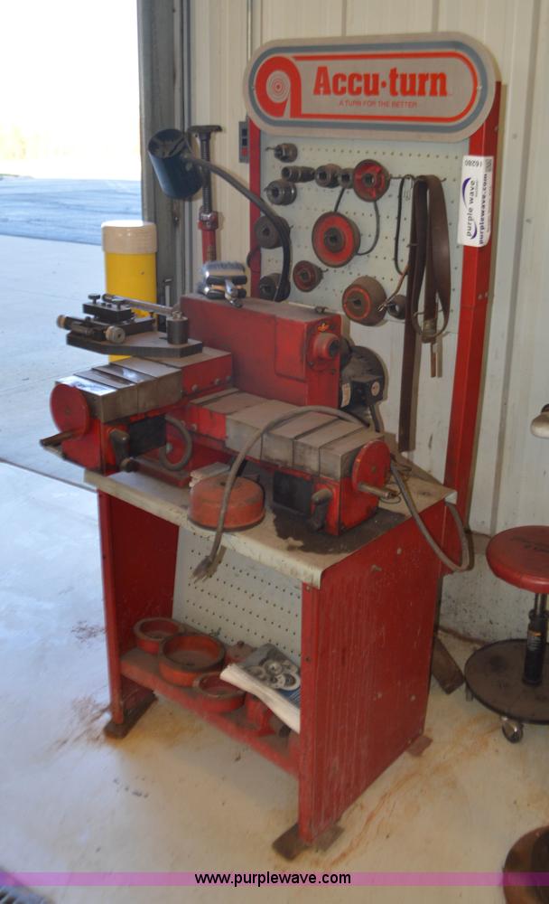 AccuTurn brake lathe in Lee's Summit, MO Item I6280 sold Purple Wave