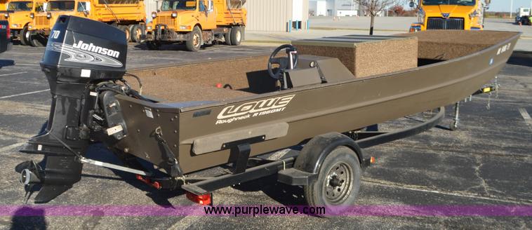 image for item I6288 2002 Lowe roughneck boat