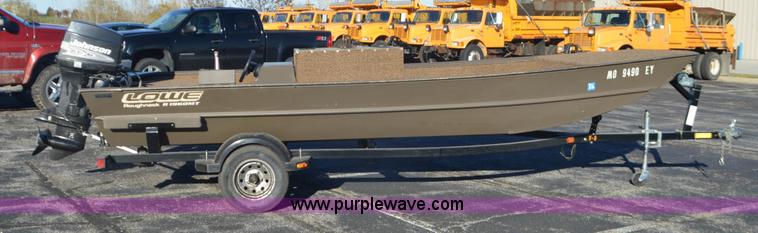 image for item I6288 2002 Lowe roughneck boat
