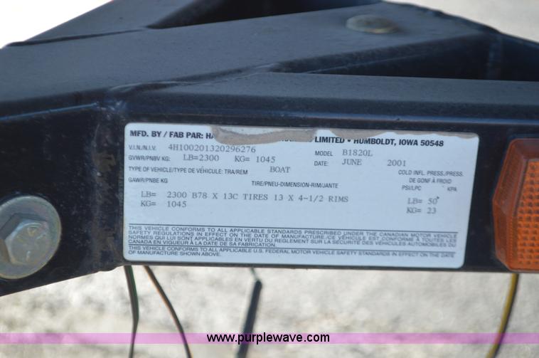 image for item I6288 2002 Lowe roughneck boat