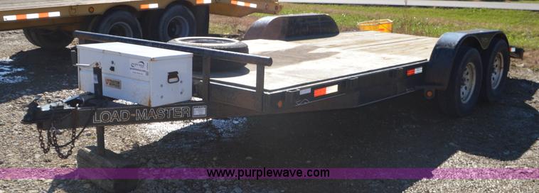 image for item I6305 2007 Loadmaster equipment trailer