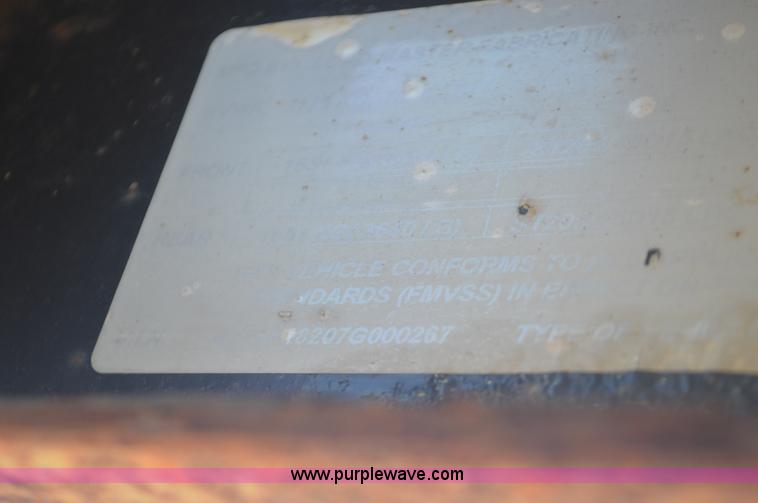 image for item I6305 2007 Loadmaster equipment trailer