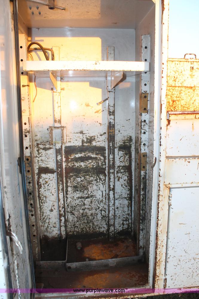 image for item J1390 2003 Freightliner FL80 Crew Cab railroad truck with crane