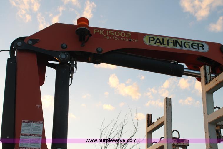 image for item J1390 2003 Freightliner FL80 Crew Cab railroad truck with crane