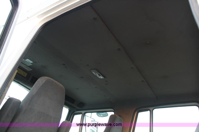 image for item J1390 2003 Freightliner FL80 Crew Cab railroad truck with crane