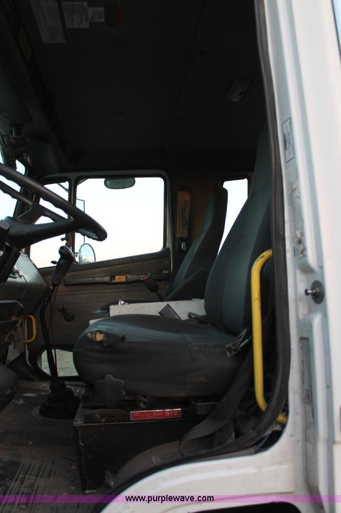 image for item J1390 2003 Freightliner FL80 Crew Cab railroad truck with crane