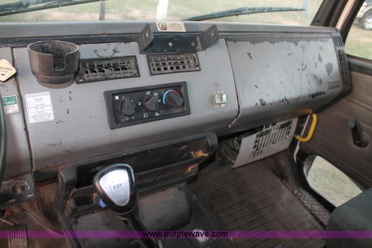 image for item J1390 2003 Freightliner FL80 Crew Cab railroad truck with crane