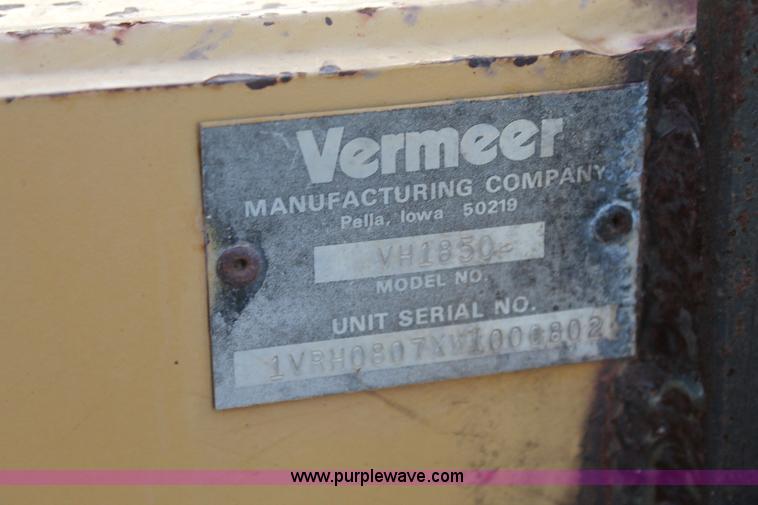 image for item J1391 Vermeer V8550 trencher