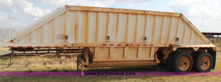 image for item J1408 2003 CPS belly dump trailer