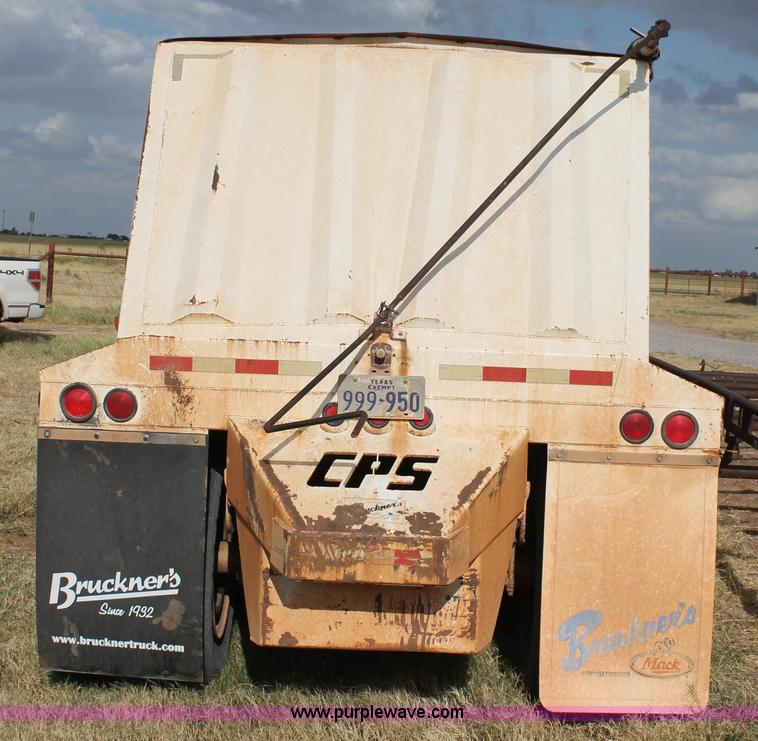 image for item J1408 2003 CPS belly dump trailer