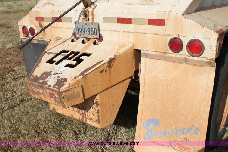 image for item J1408 2003 CPS belly dump trailer