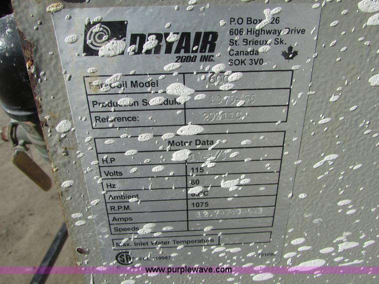 image for item J1712 DryAir heater system