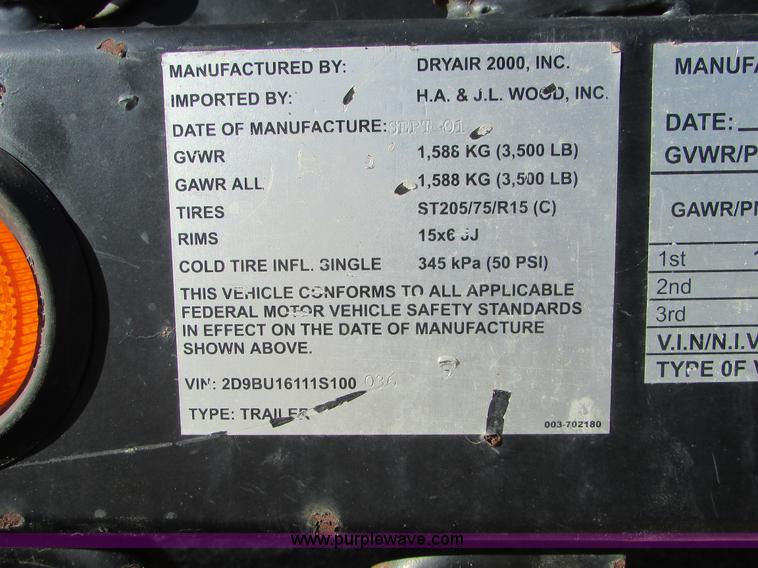 image for item J1724 DryAir heater system