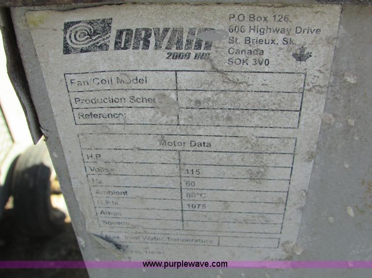 image for item J1724 DryAir heater system