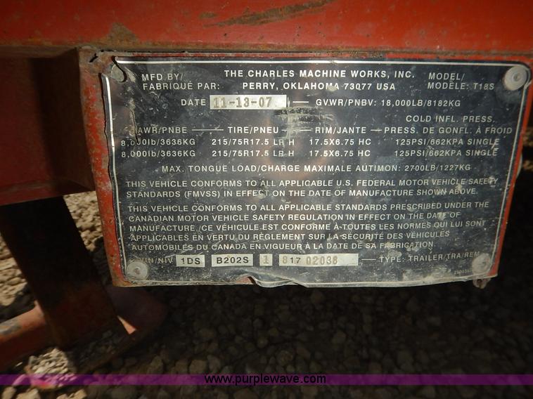 image for item J6495 2008 Ditch Witch FX30 vacuum excavator