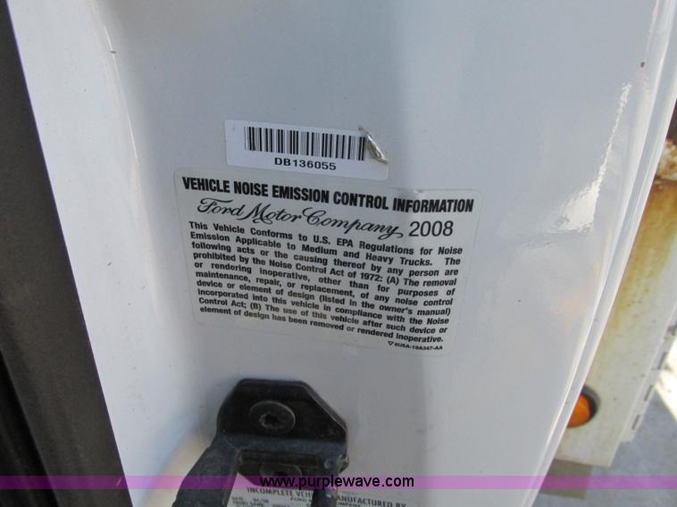 image for item J8743 2008 Ford F550 Super Duty service truck