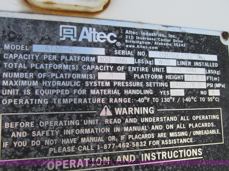 image for item J8748 2003 Ford F450 Super Duty XL bucket truck