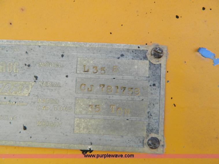 image for item K8220 1979 Load Craft L35S equipment trailer