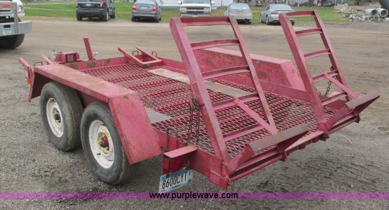 image for item L3893 1985 Haulmark equipment trailer