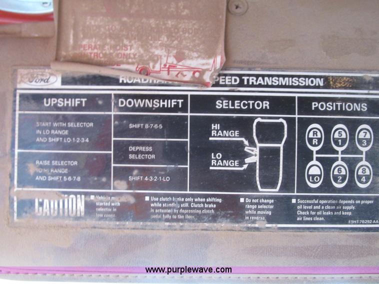 image for item L3895 1995 Ford LT8000 dump truck