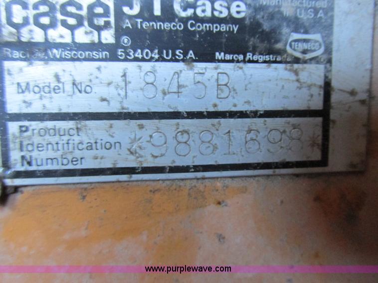 image for item L4118 1985 Case 1845B skid steer