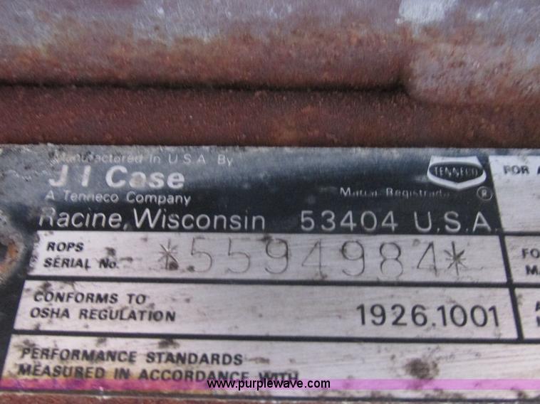 image for item L4118 1985 Case 1845B skid steer