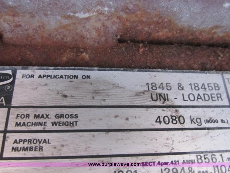 image for item L4118 1985 Case 1845B skid steer