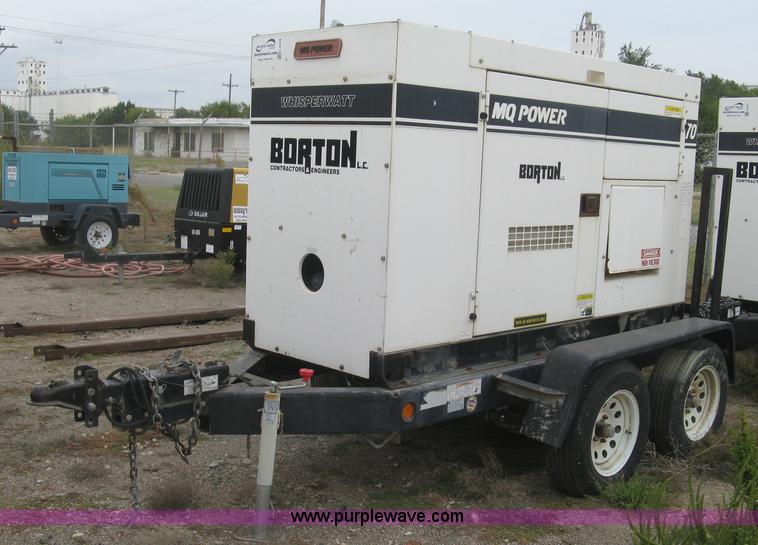 image for item L6376 Multiquip DCA-70SS1U Whisperwatt 70 generator