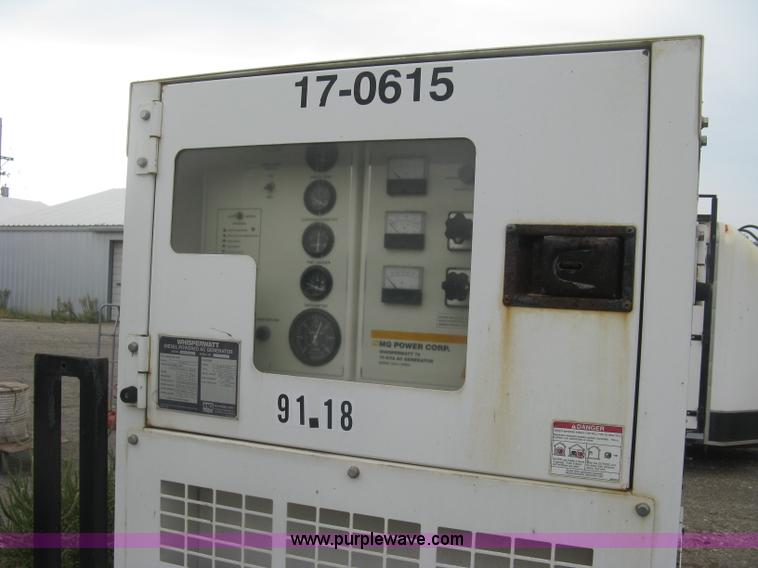 image for item L6376 Multiquip DCA-70SS1U Whisperwatt 70 generator