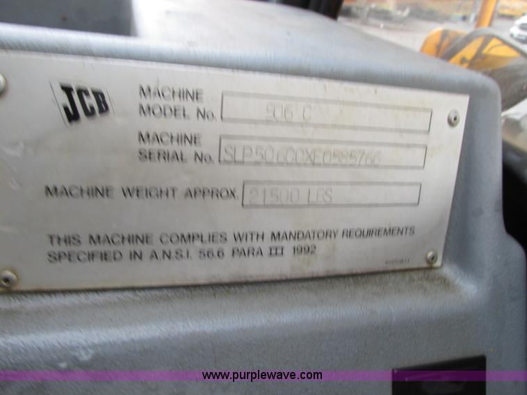 image for item N9266 1998 JCB 506C telehandler