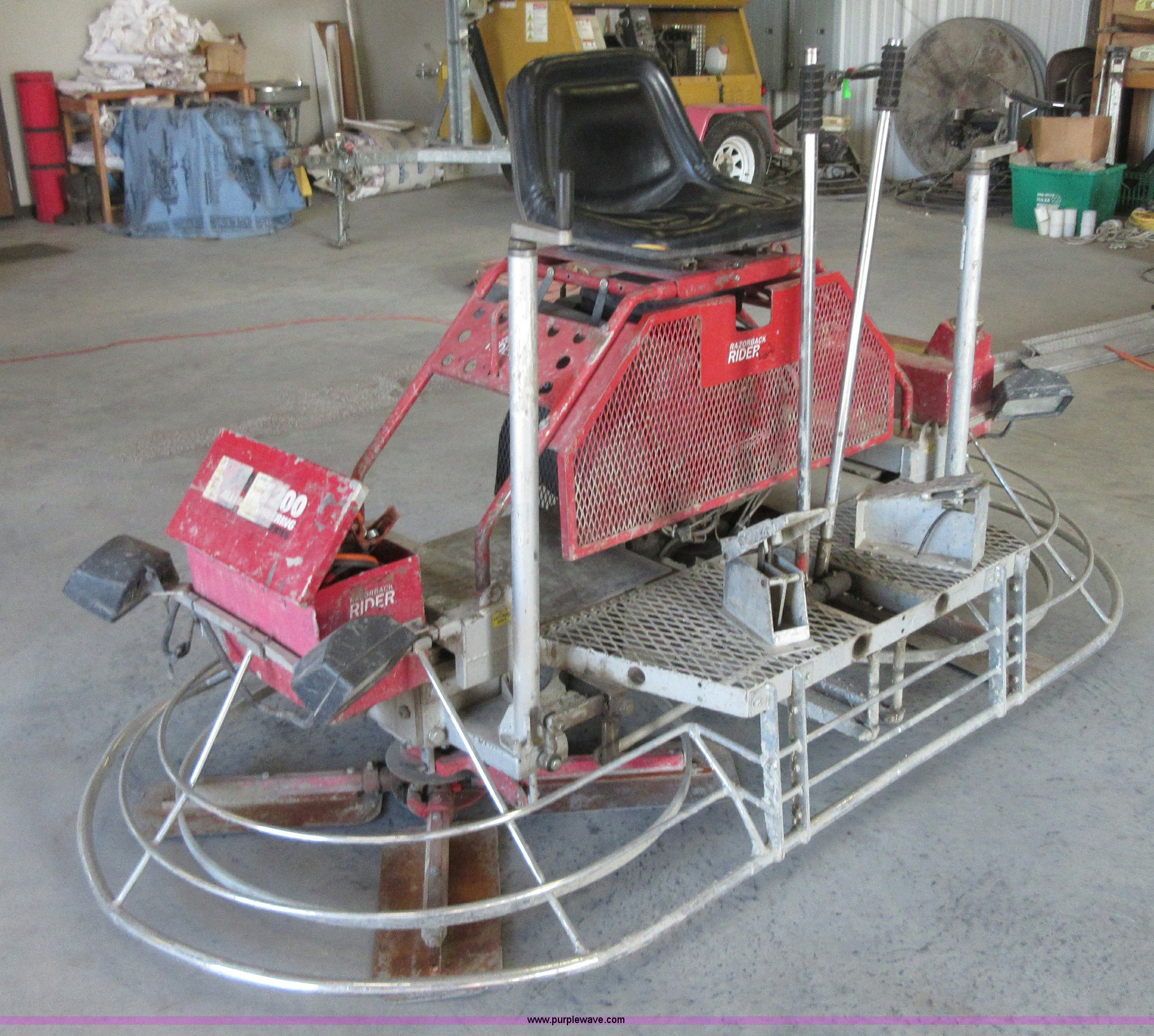 Allen Pro 1200 Razorback ride-on power trowel in Tulsa, OK | Item ...