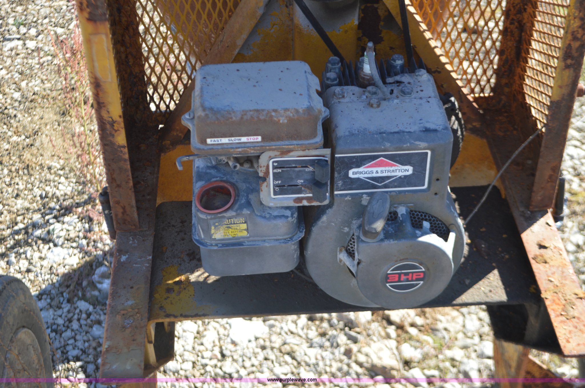Stow CM4 concrete mixer in Weston, MO Item I6301 sold Purple Wave