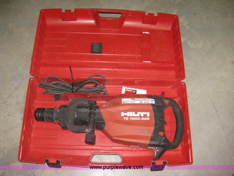 image for item BF9252 Hilti TE1000-AVR demolition breaker