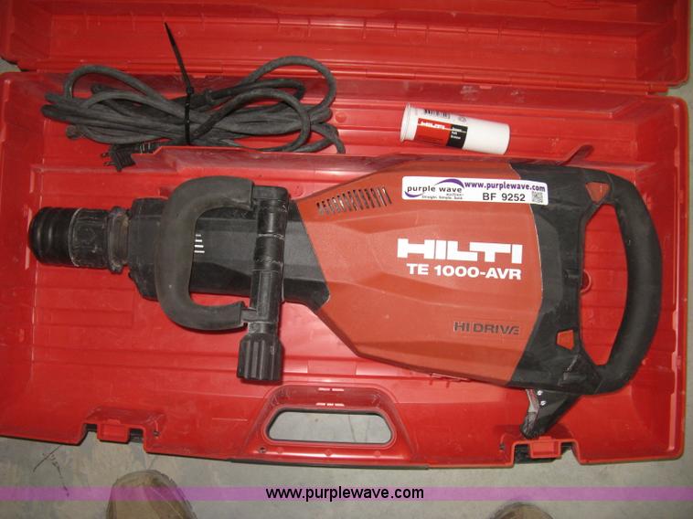 image for item BF9252 Hilti TE1000-AVR demolition breaker