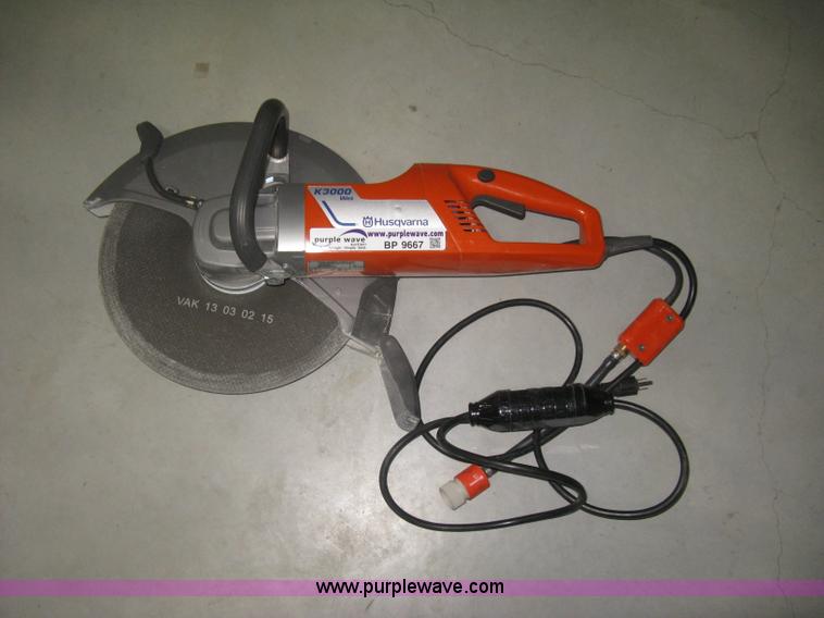 Husqvarna K3000 concrete wet saw in 