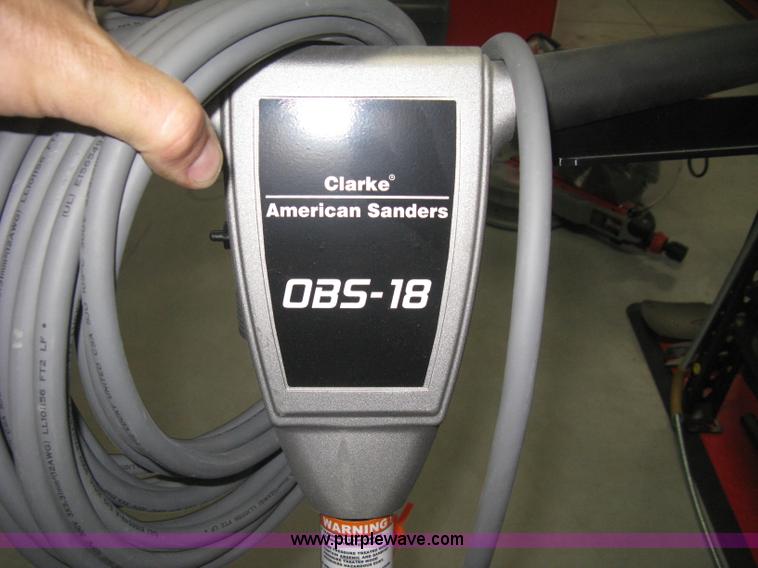 image for item BP9673 Clarke OBS-18 floor sander