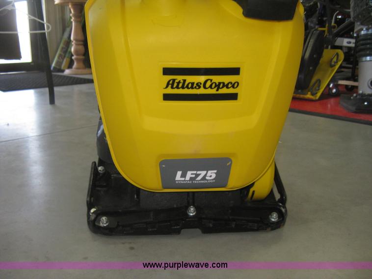 image for item BP9698 2015 Atlas Copco LF75 plate compactor