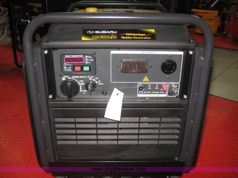 image for item BP9701 Subaru RG4300 inverter generator
