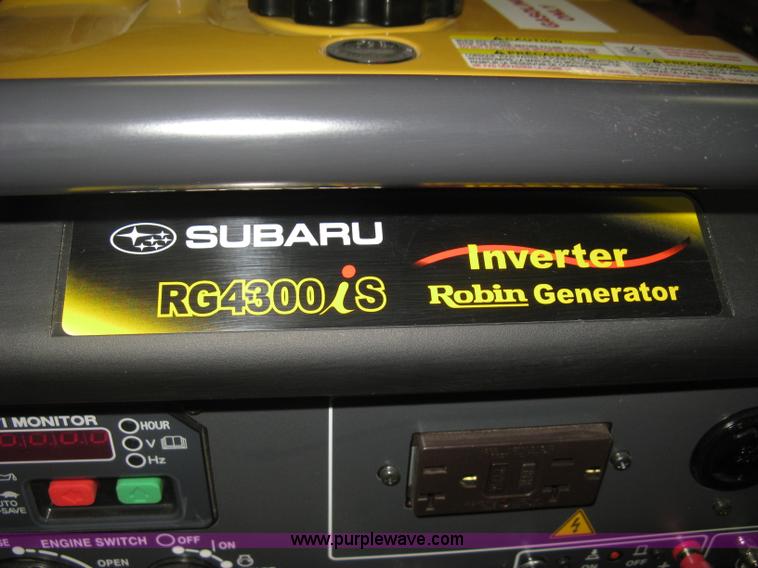 image for item BP9701 Subaru RG4300 inverter generator