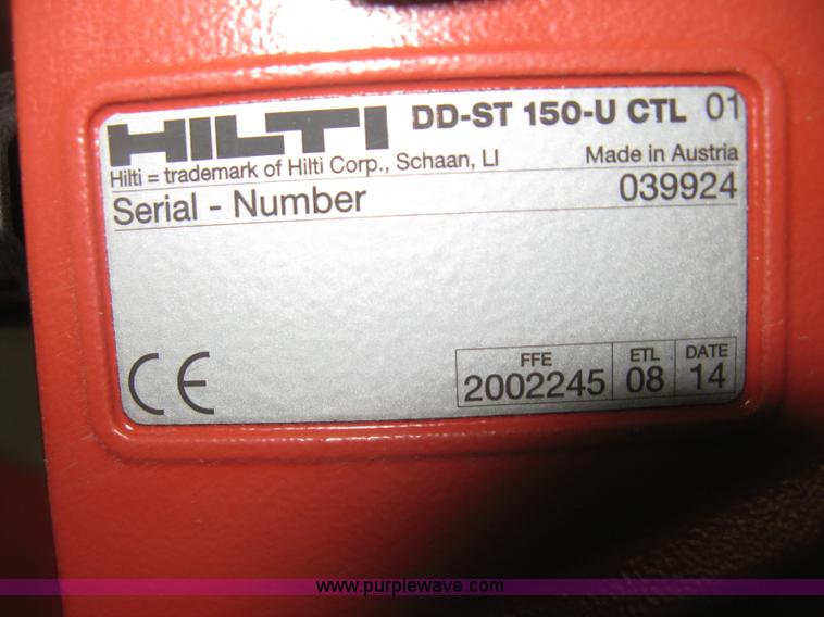 image for item BP9703 Hilti DD150-U core drill