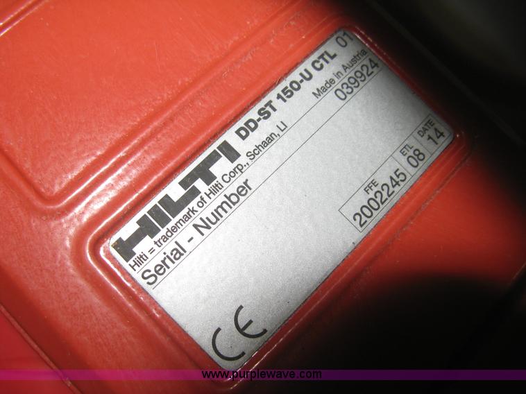 image for item BP9703 Hilti DD150-U core drill