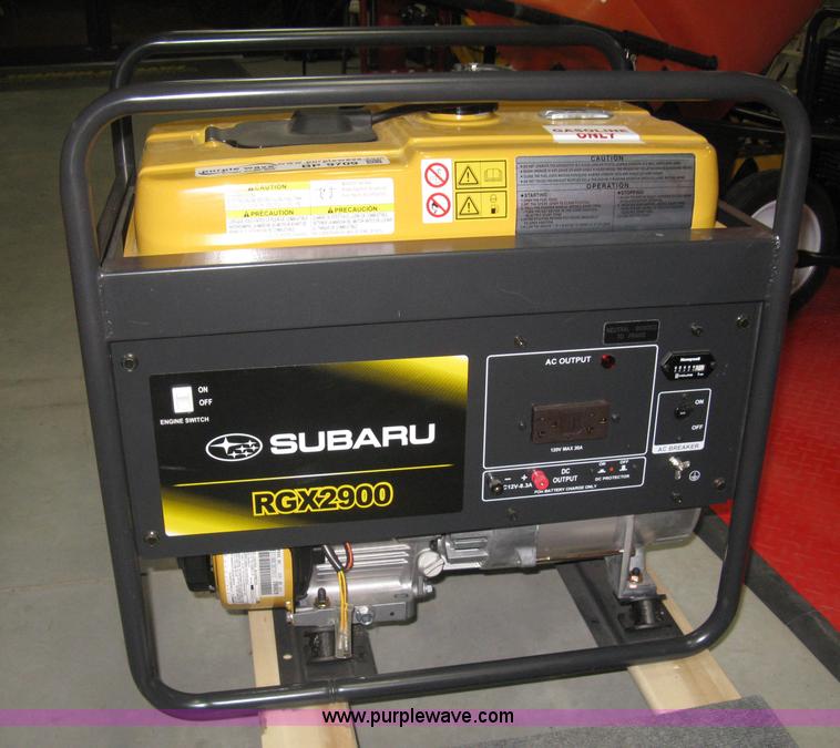 image for item BP9709 Subaru RGX2900 generator
