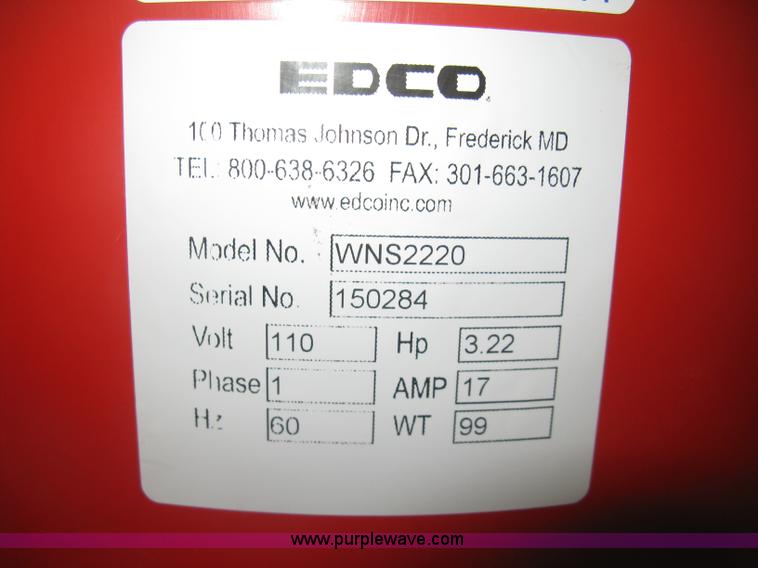 image for item BP9718 Edco Contrx Systems WNS2220 vacuum
