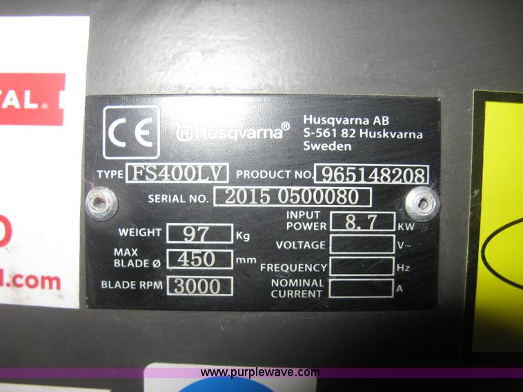 image for item BP9721 Husqvarna FS400LV concrete saw