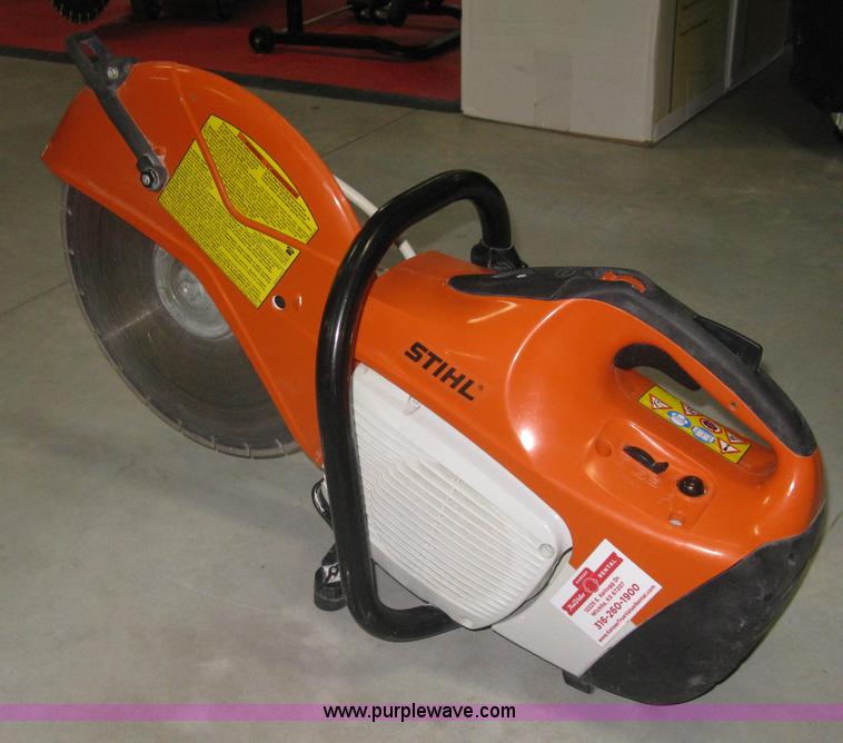 Stihl TS420 concrete saw in Wichita, KS Item BP9722 sold Purple Wave